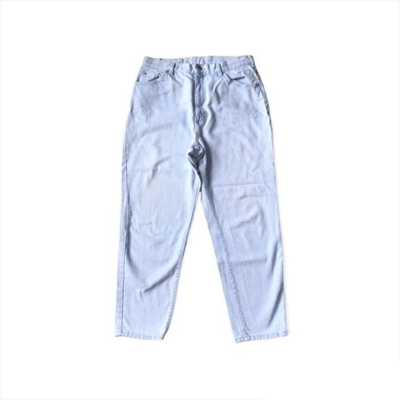 Vintage 80s Lee Jeans Mom Jeans Light Wash 10 Petite - Picture 3 of 14
